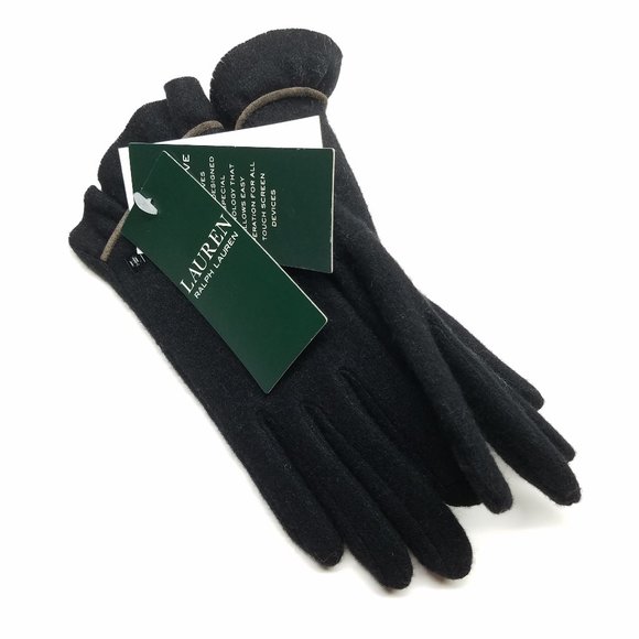 ralph lauren wool gloves